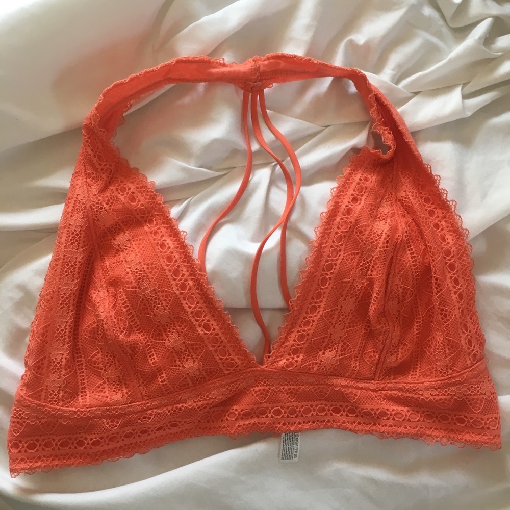 Francesca’s orange bralette